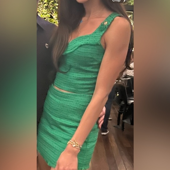 Emerald green zara set - Picture 2 of 2